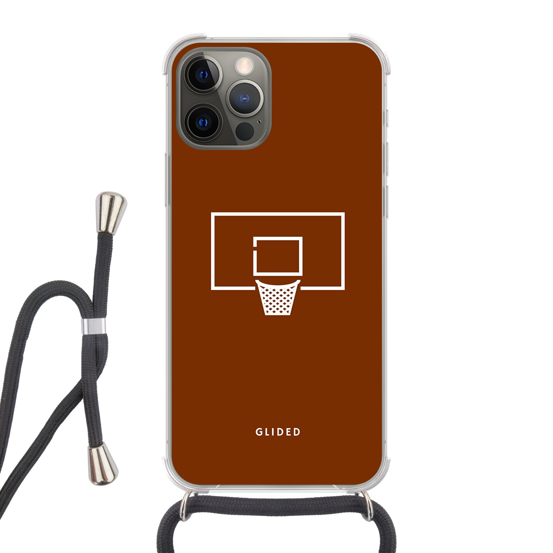 Basket Blaze - iPhone 12 Handyhülle Crossbody case mit Band