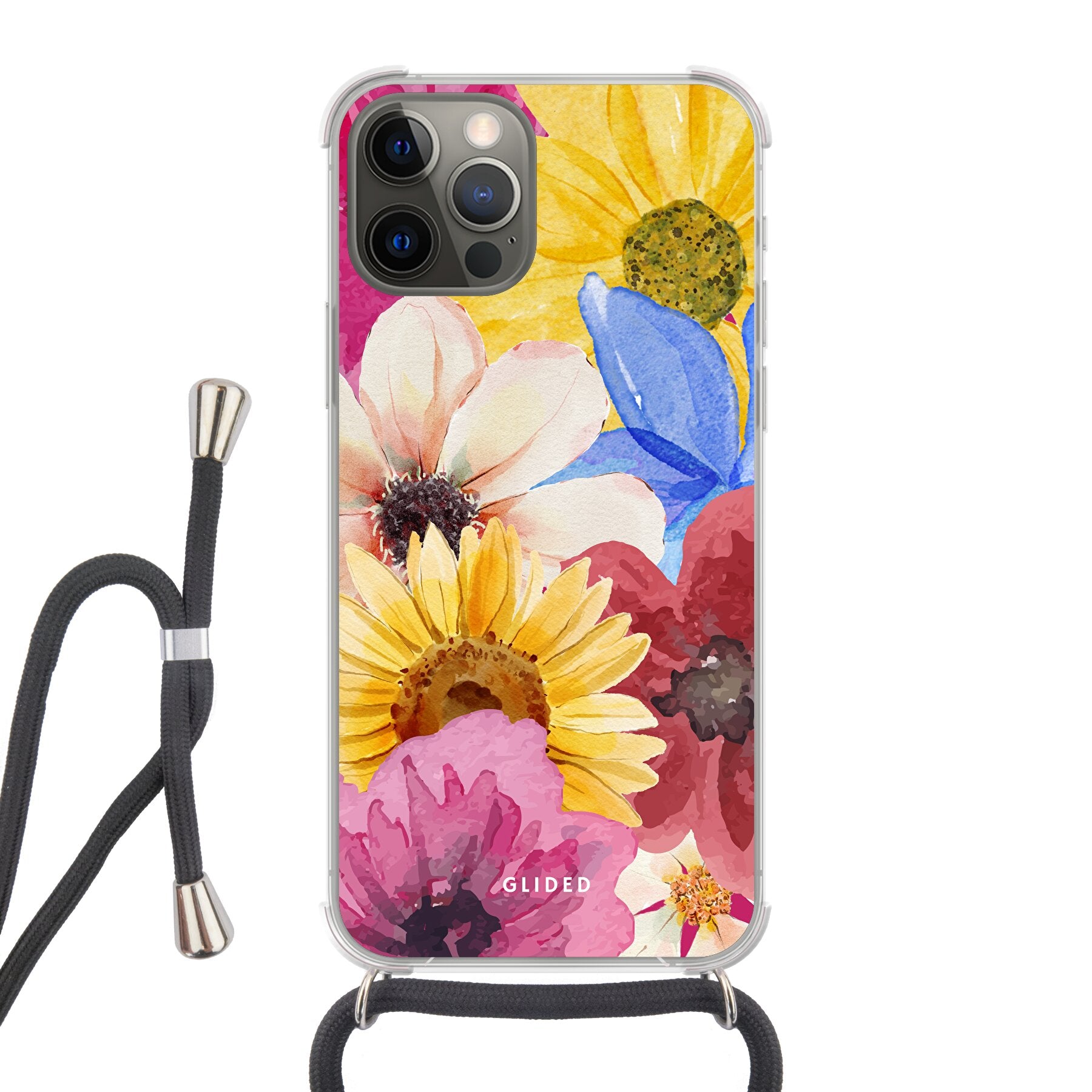 Bouquet - iPhone 12 - Crossbody case mit Band