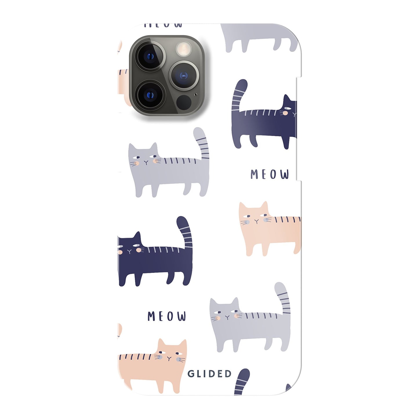 Purrfection - iPhone 12 Handyhülle Hard Case