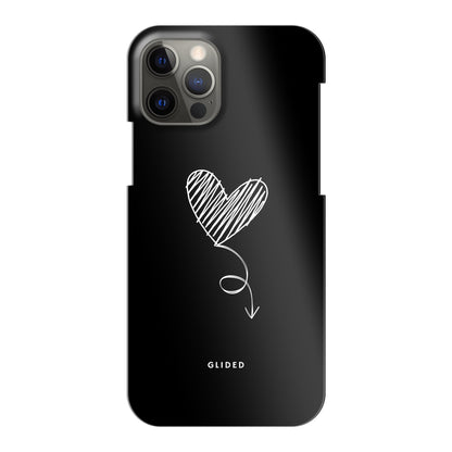Dark Heart - iPhone 12 Handyhülle Hard Case