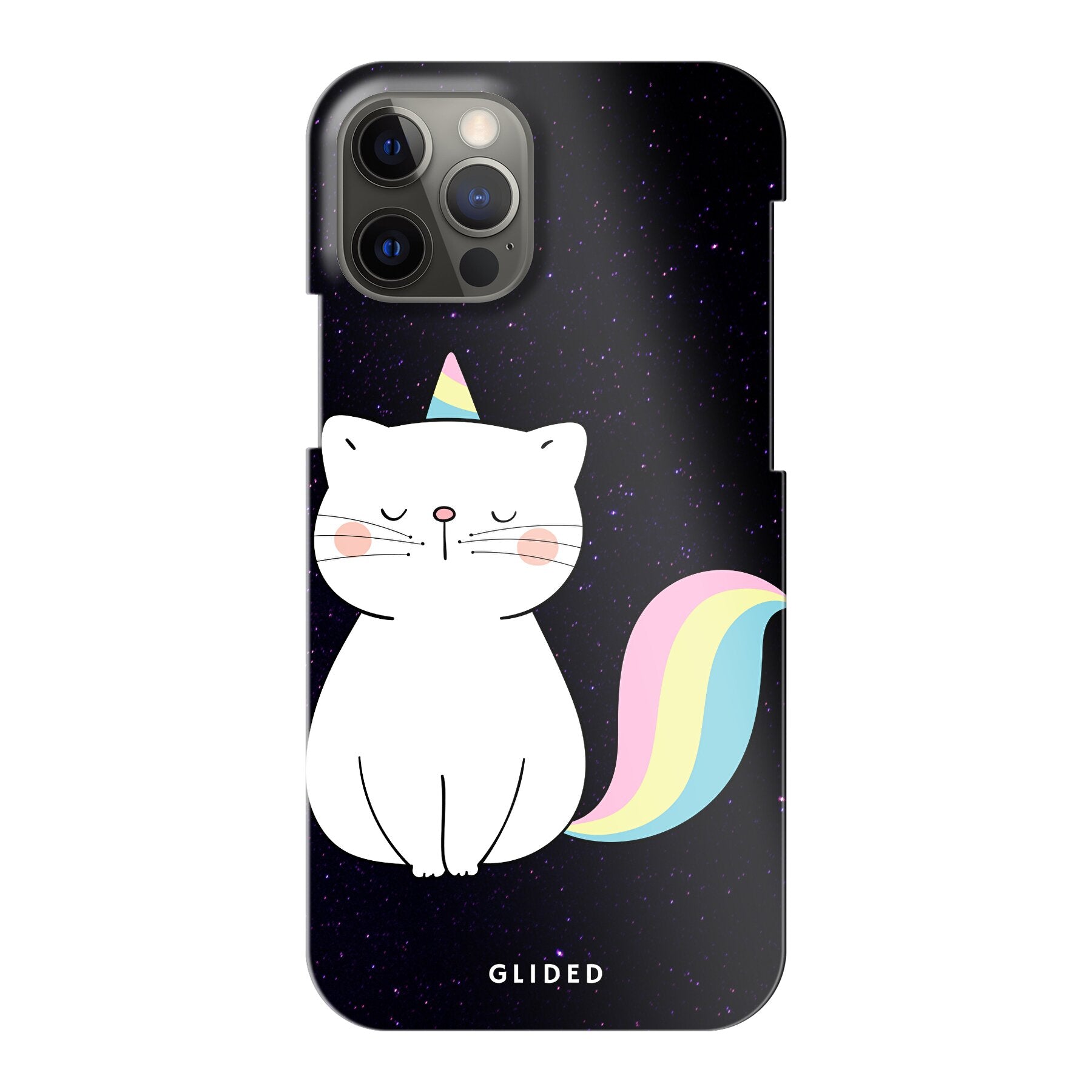 Unicorn Cat - iPhone 12 Handyhülle Hard Case