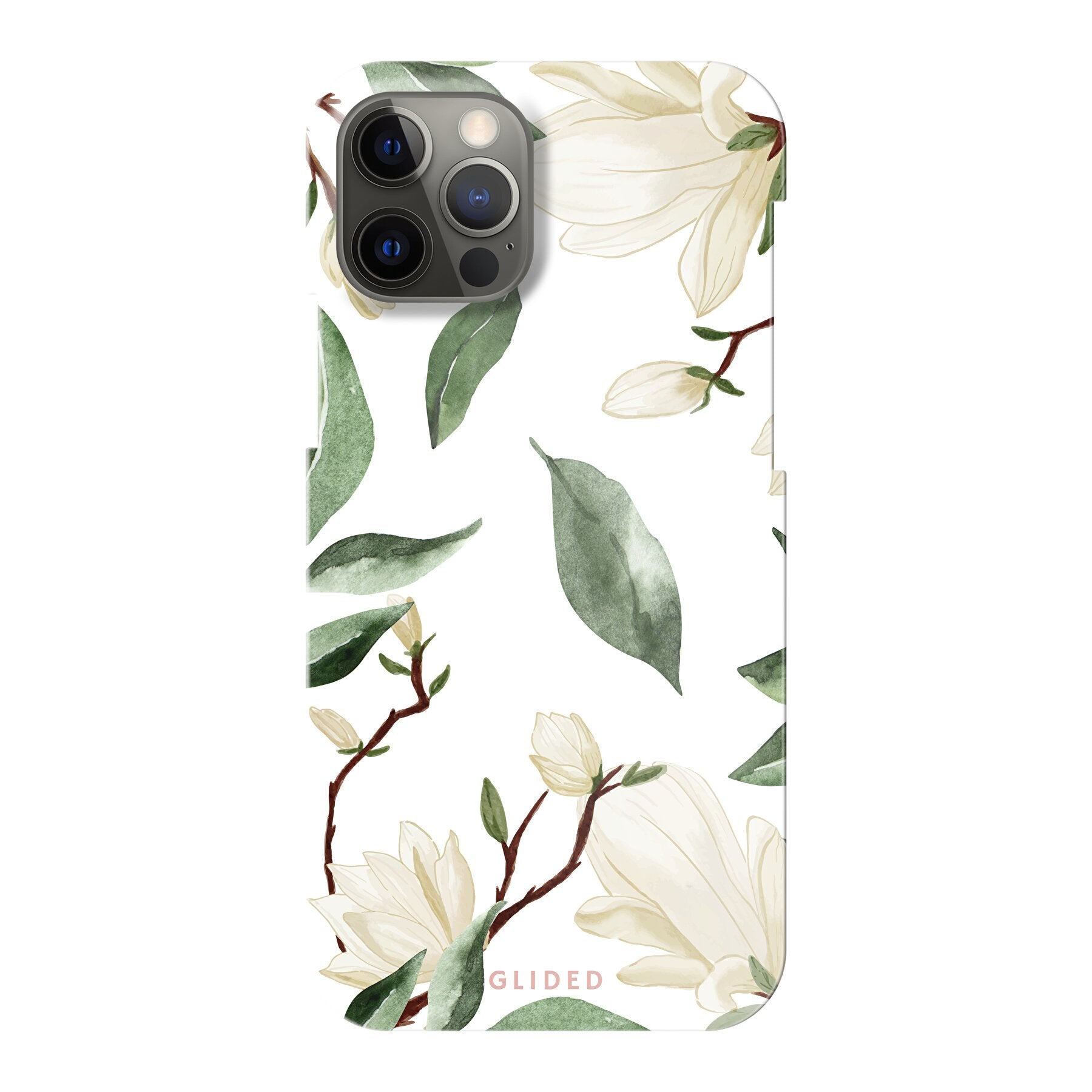 White Elegance - iPhone 12 Handyhülle Hard Case