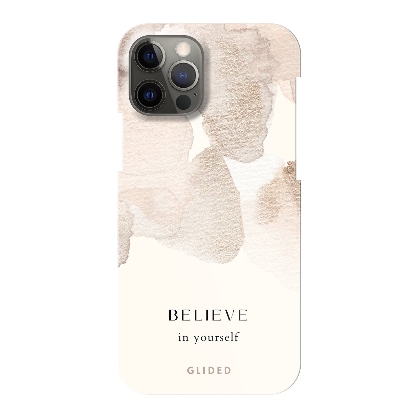 Believe in yourself - iPhone 12 Handyhülle Hard Case