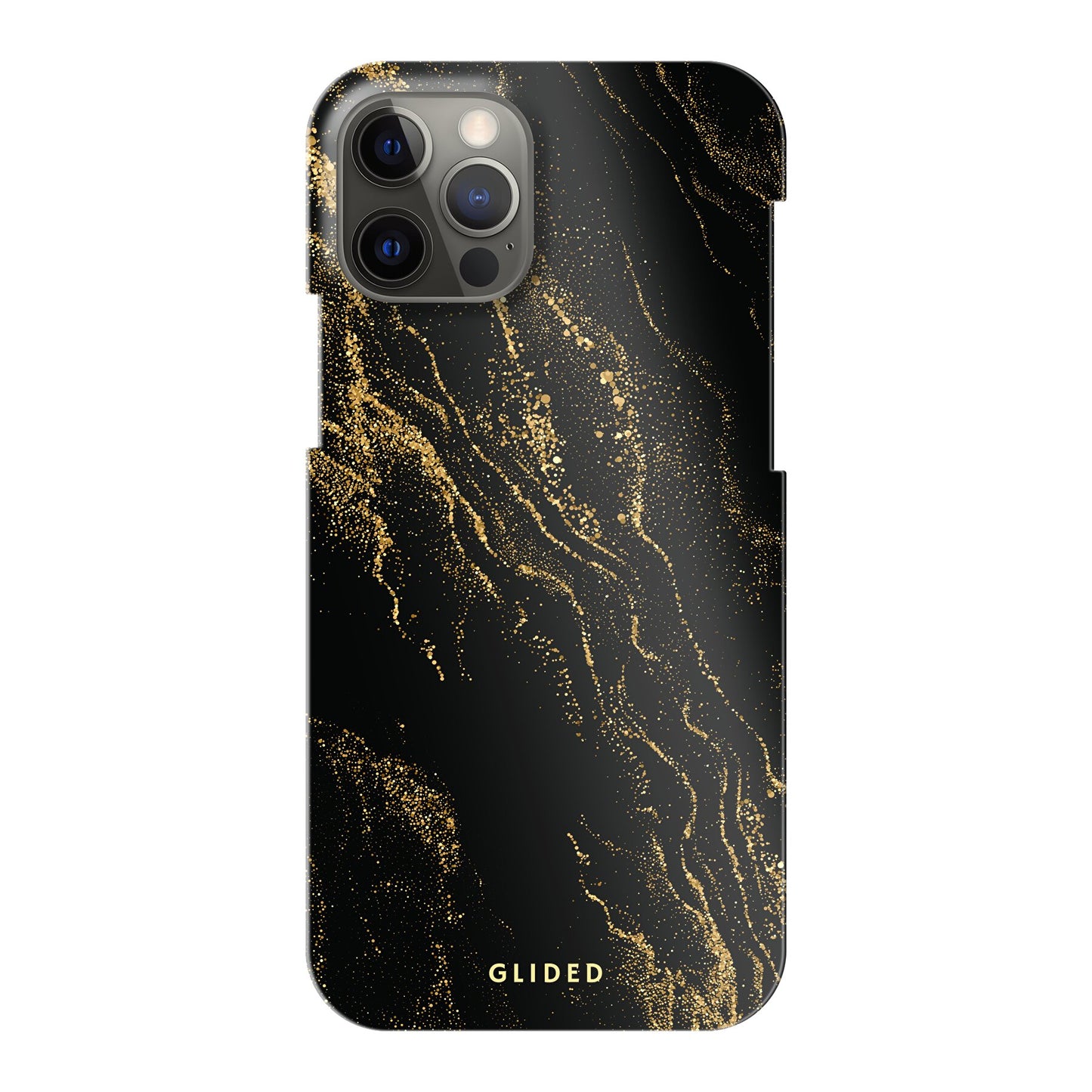 Black Marble - iPhone 12 Handyhülle Hard Case