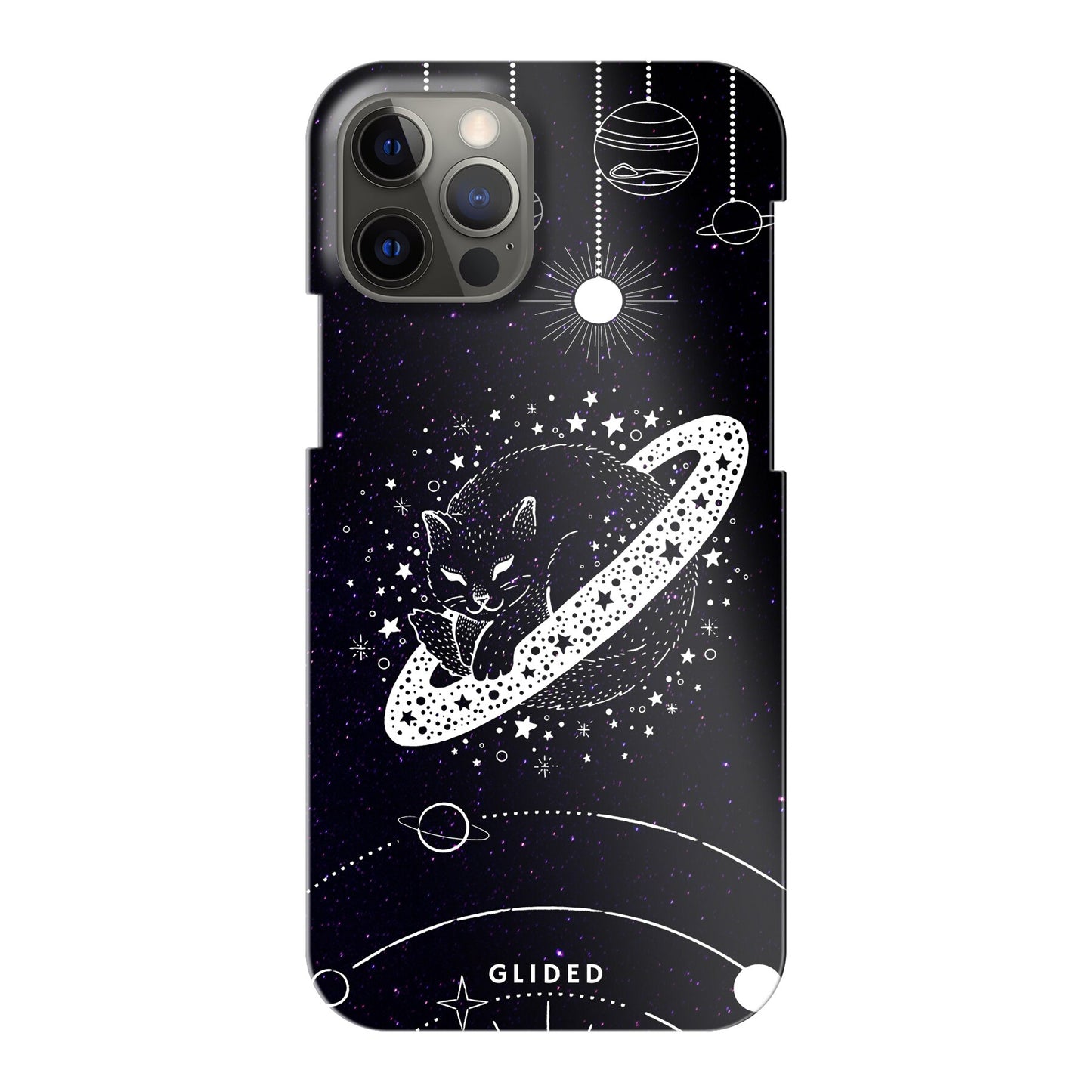 Astro Whiskers - iPhone 12 Handyhülle Hard Case