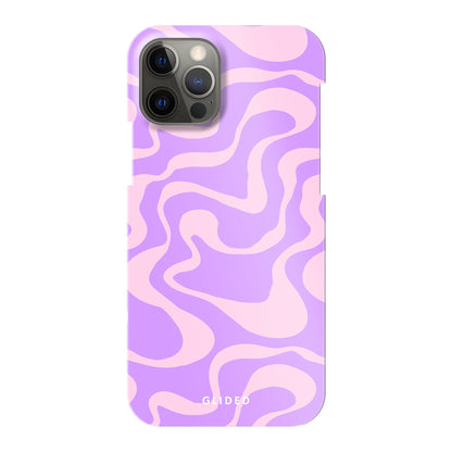 Purple Wave - iPhone 12 Handyhülle Hard Case