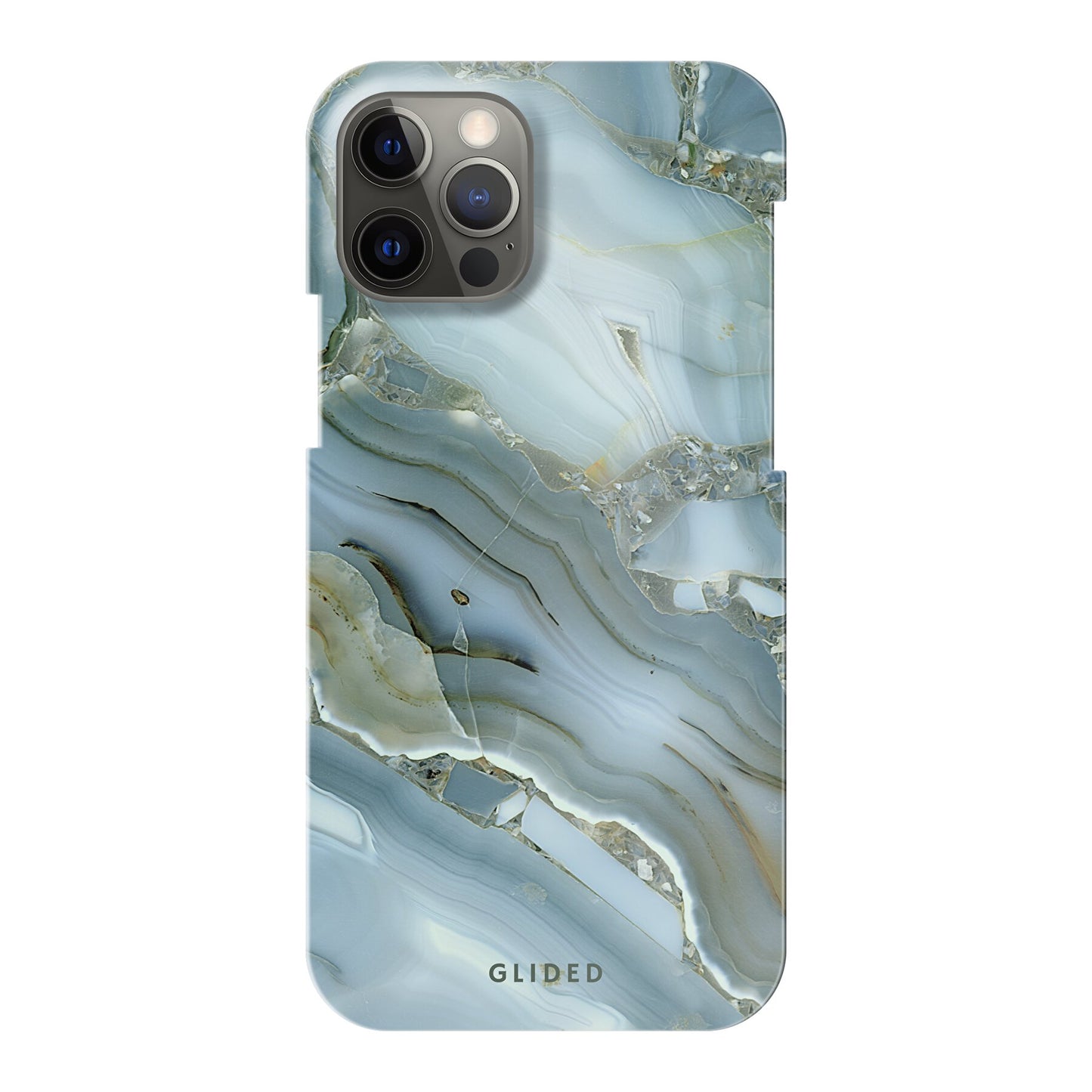 Green Marble - iPhone 12 Handyhülle Hard Case