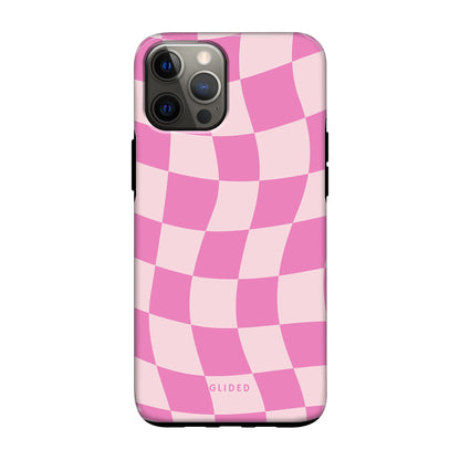 Pink Chess - iPhone 12 Handyhülle MagSafe Tough case