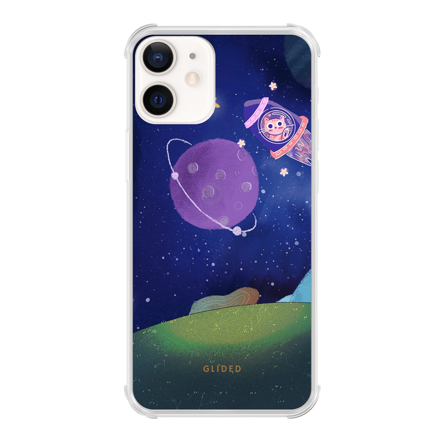 Galaxy Cat - iPhone 12 Pro Handyhülle Bumper case