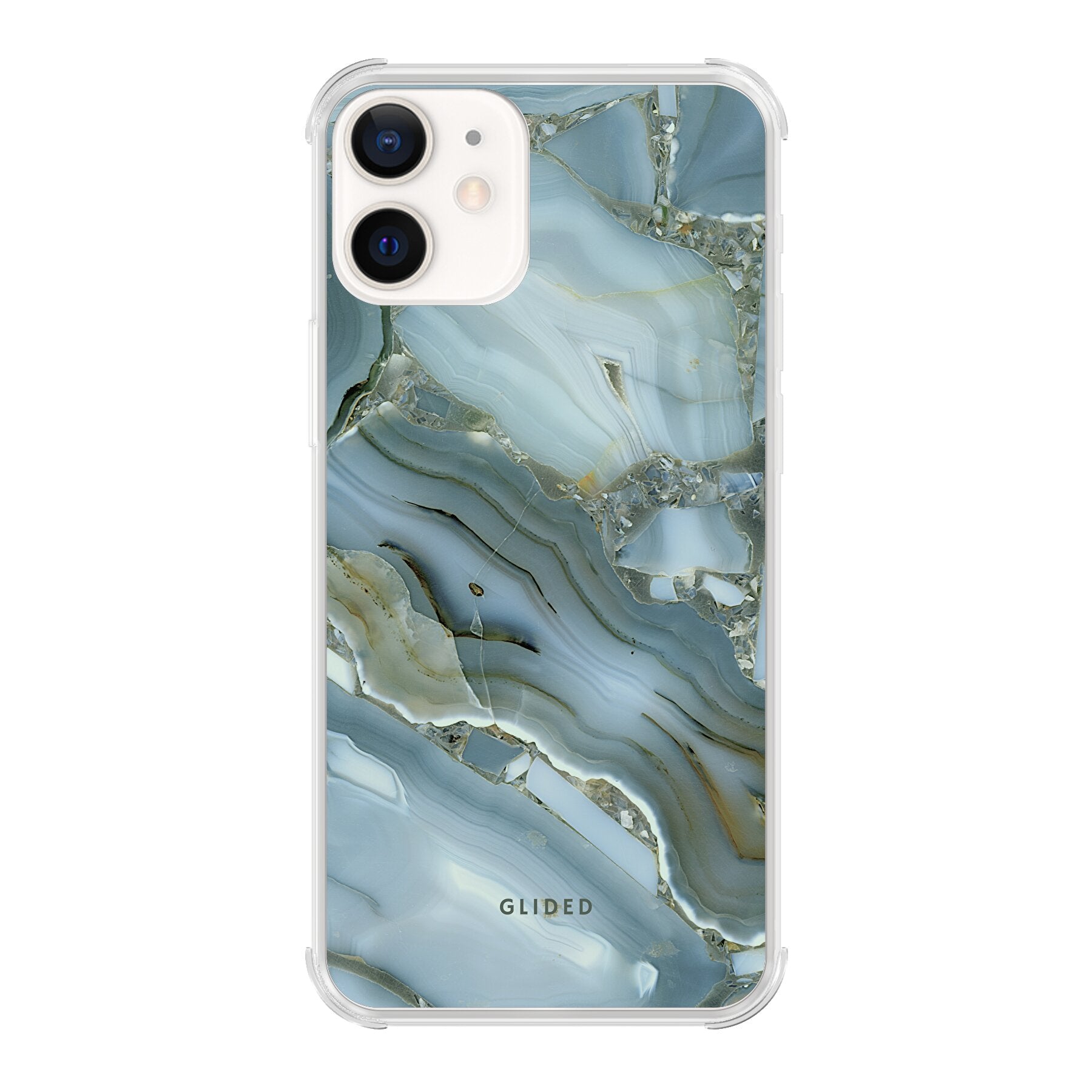 Green Marble - iPhone 12 Pro Handyhülle Bumper case