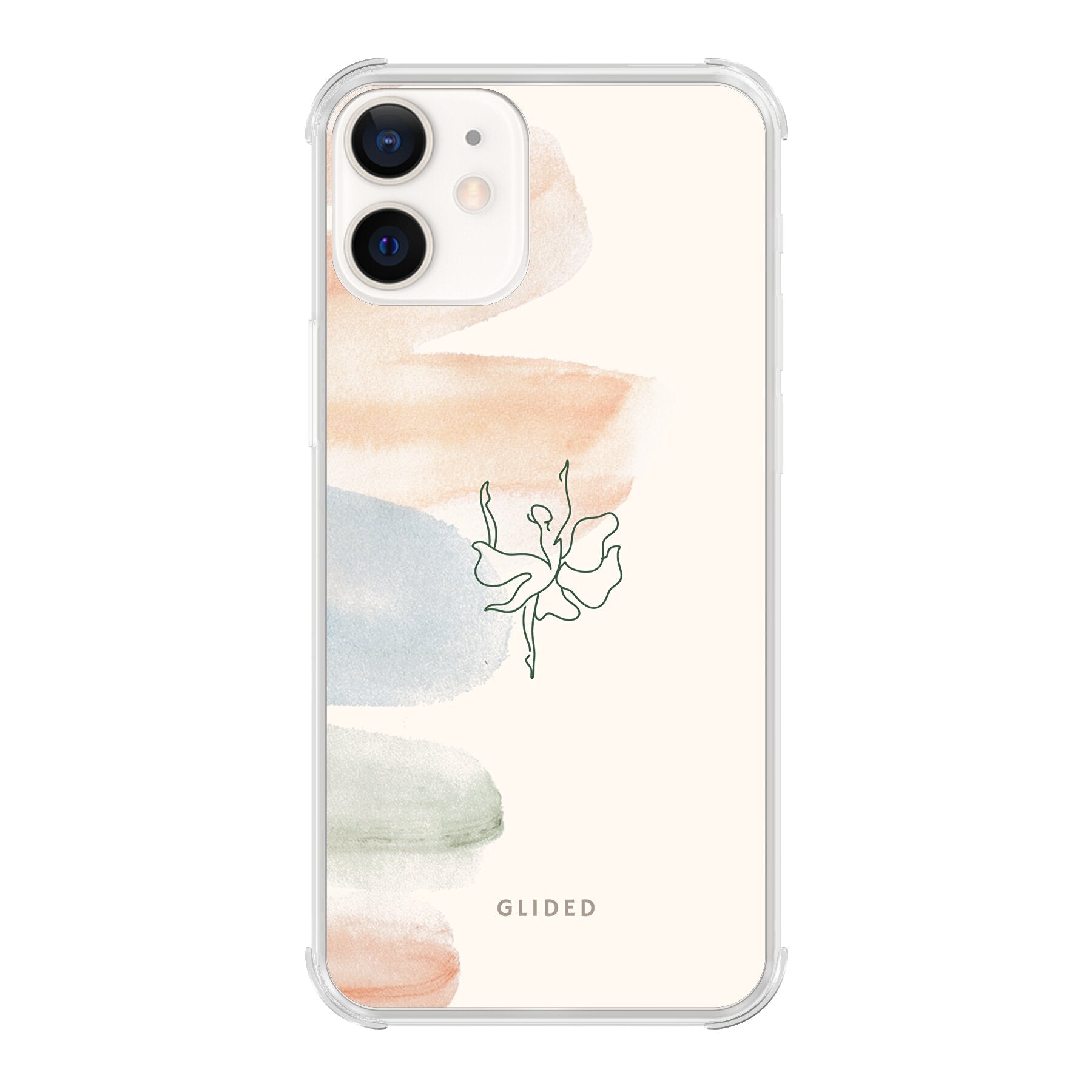 Aquarelle - iPhone 12 Pro Handyhülle Bumper case