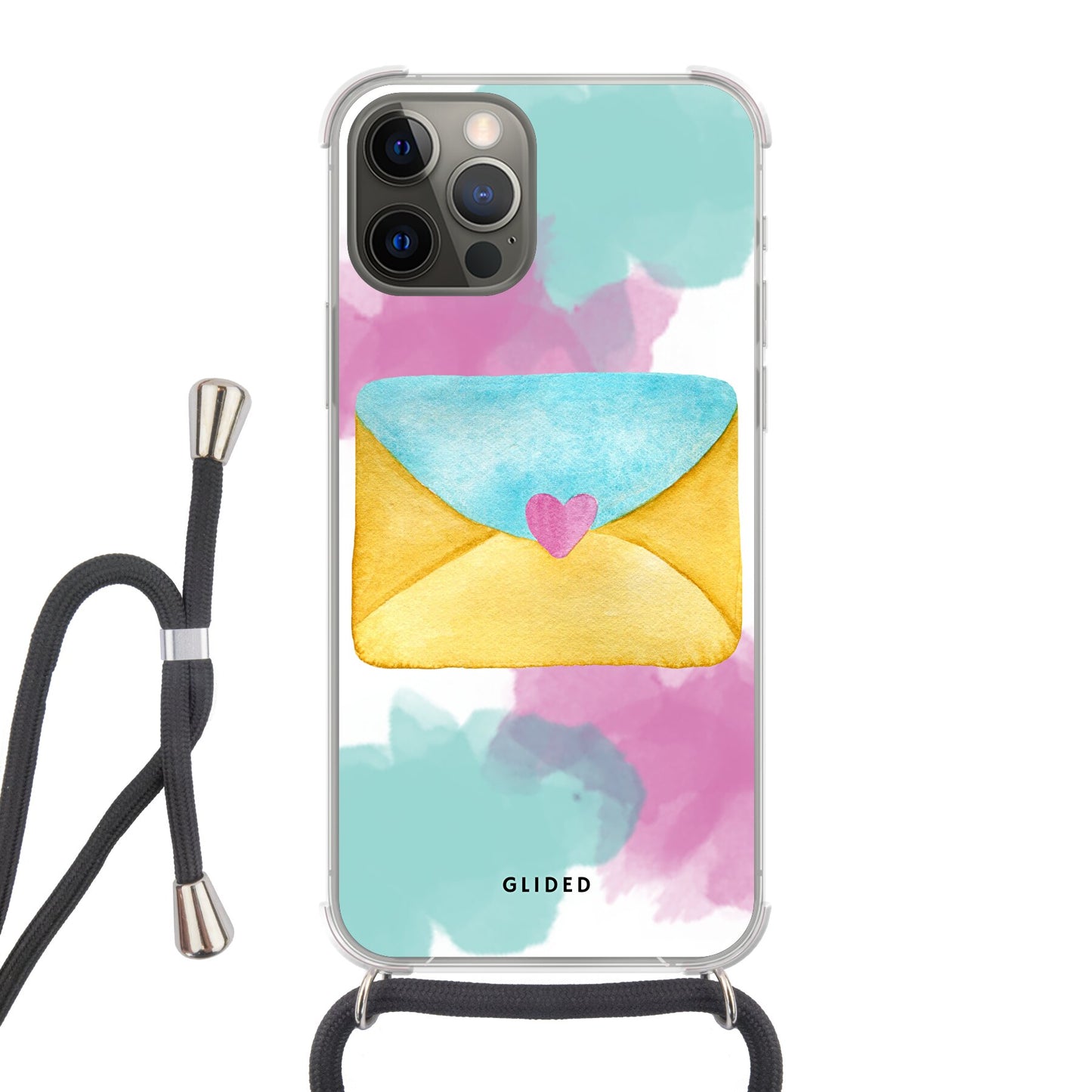 Envelope - iPhone 12 Pro - Crossbody case mit Band