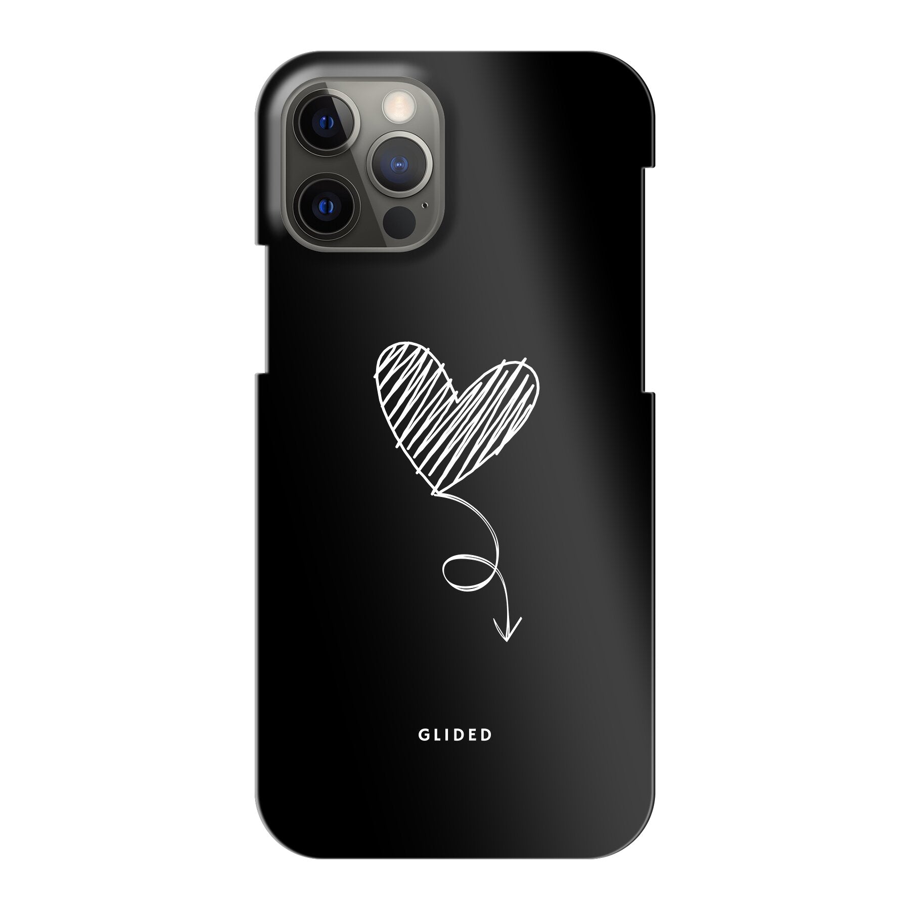 Dark Heart - iPhone 12 Pro Handyhülle Hard Case