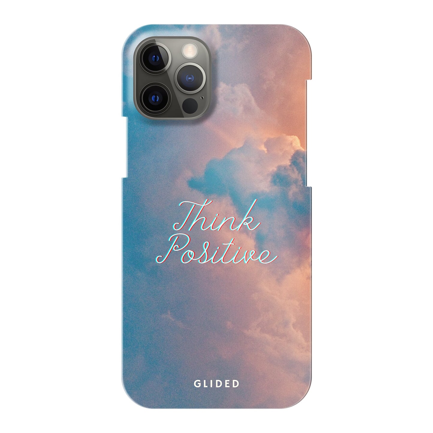 Think positive - iPhone 12 Pro Handyhülle Hard Case