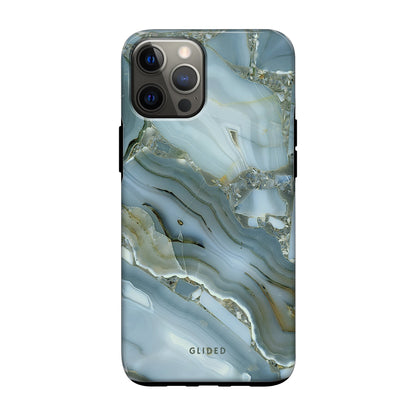 Green Marble - iPhone 12 Pro Handyhülle MagSafe Tough case