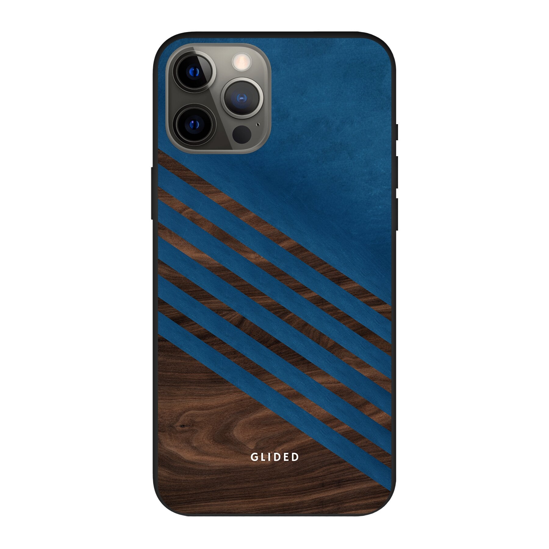 Blue Wood - iPhone 12 Pro Max Handyhülle Biologisch Abbaubar