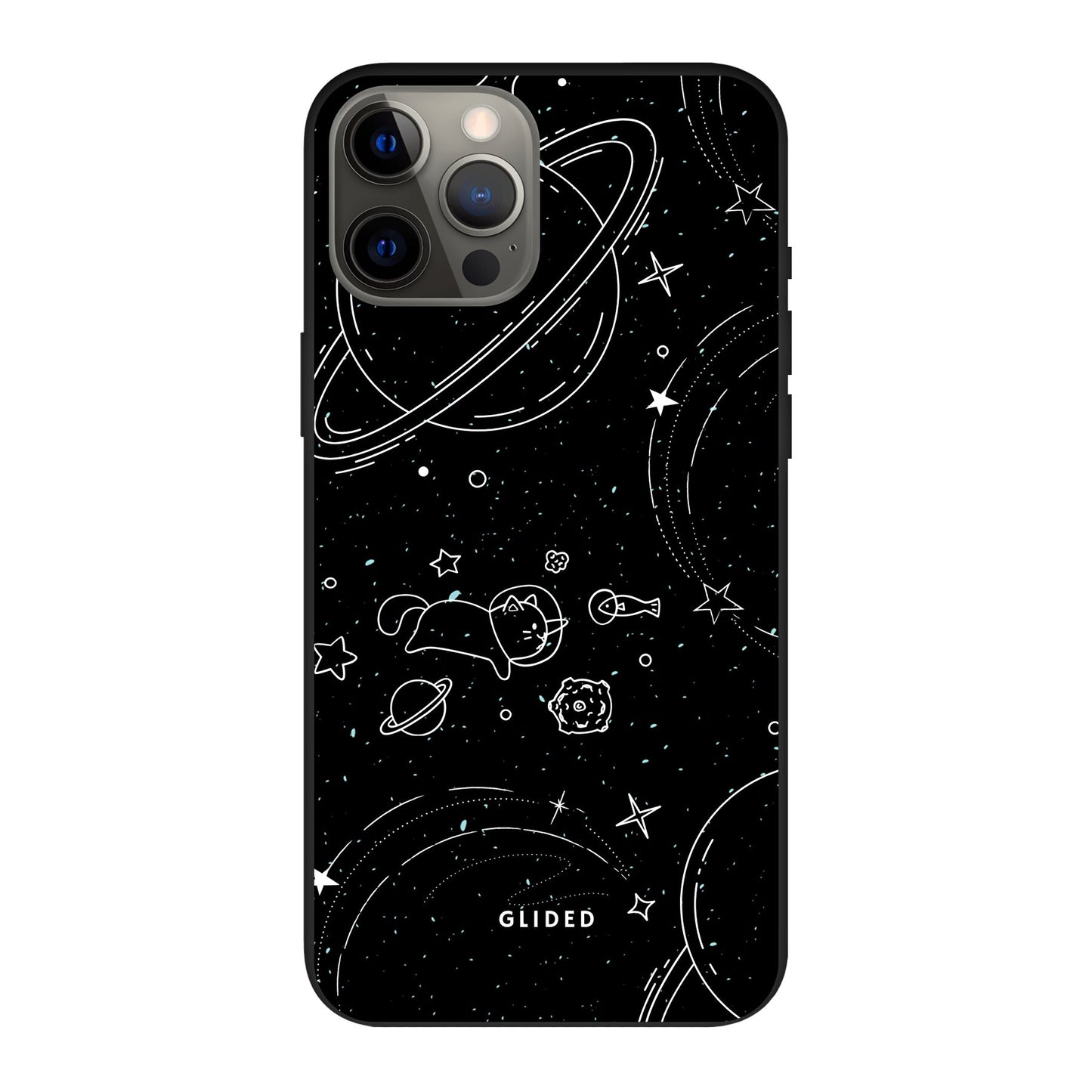 Cosmic Cat - iPhone 12 Pro Max Handyhülle Biologisch Abbaubar