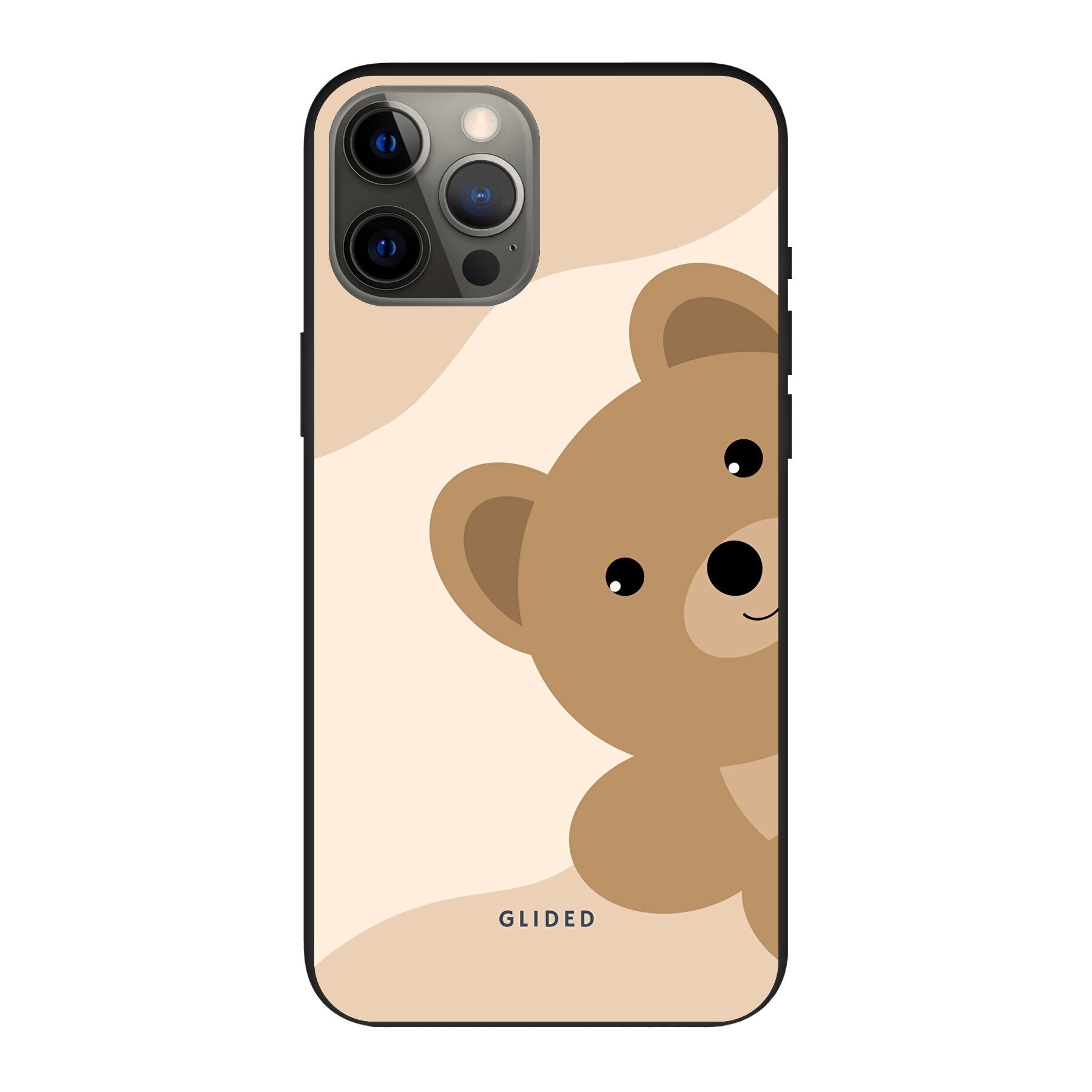 BearLove Left - iPhone 12 Pro Max Handyhülle Biologisch Abbaubar