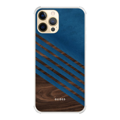 Blue Wood - iPhone 12 Pro Max Handyhülle Bumper case