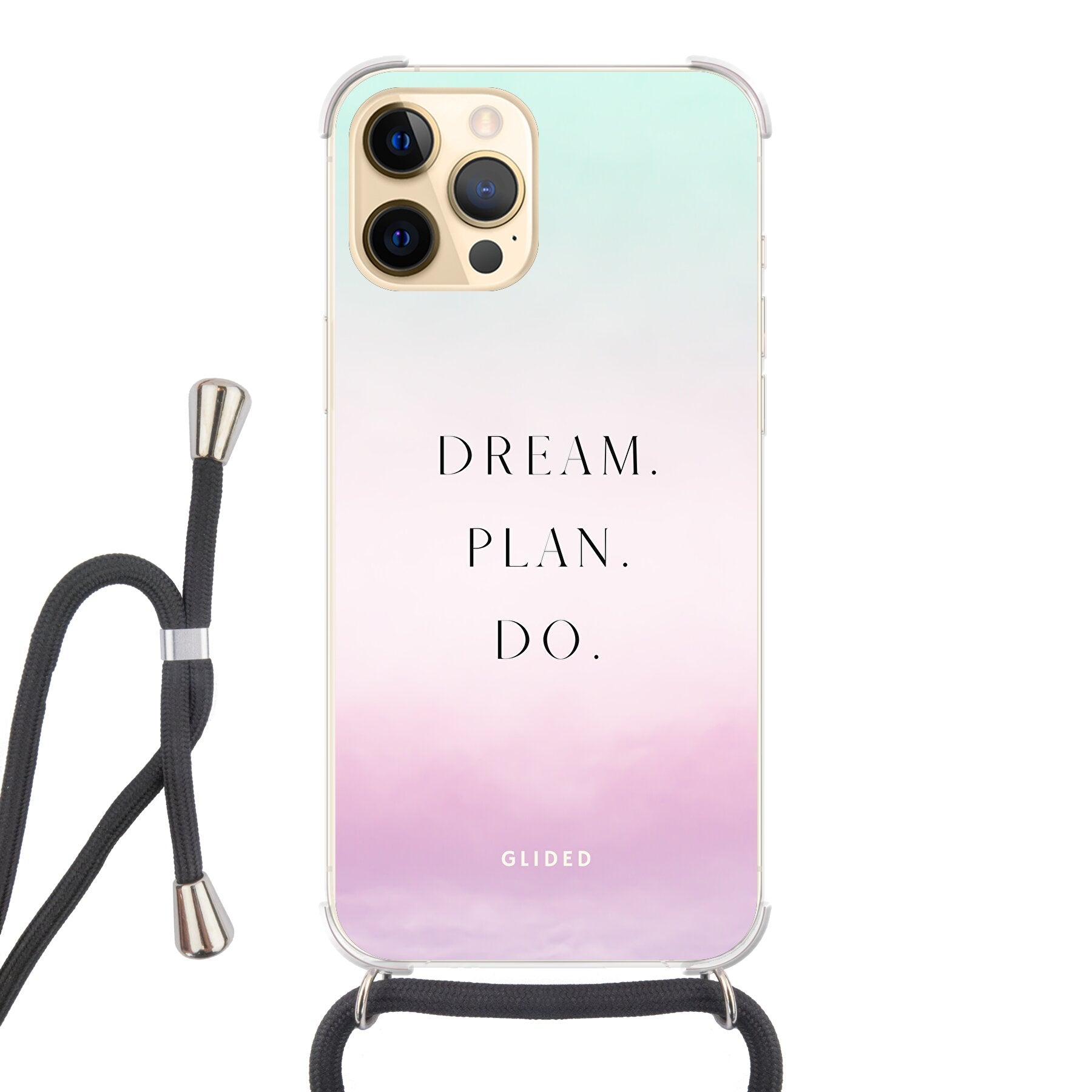 Dream - iPhone 12 Pro Max Handyhülle Crossbody case mit Band