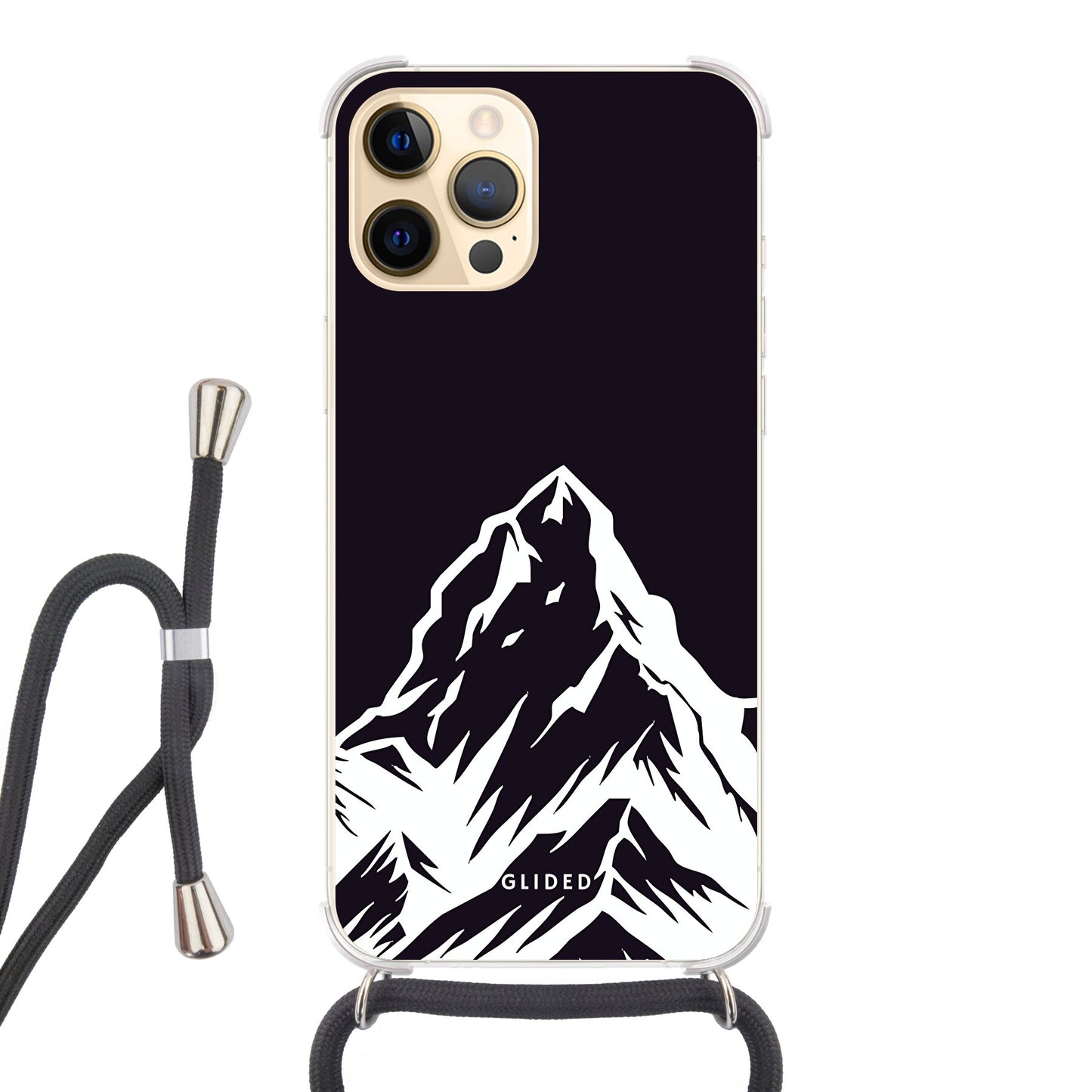 Alpine Adventure - iPhone 12 Pro Max - Crossbody case mit Band