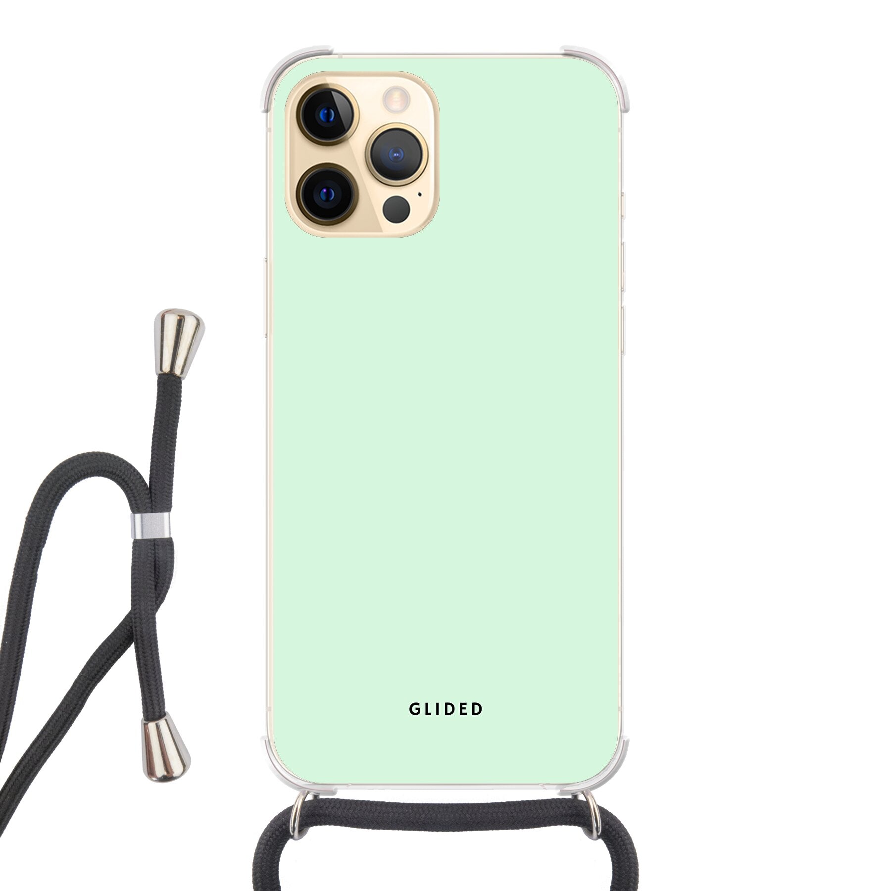 Mint Breeze - iPhone 12 Pro Max Handyhülle Crossbody case mit Band