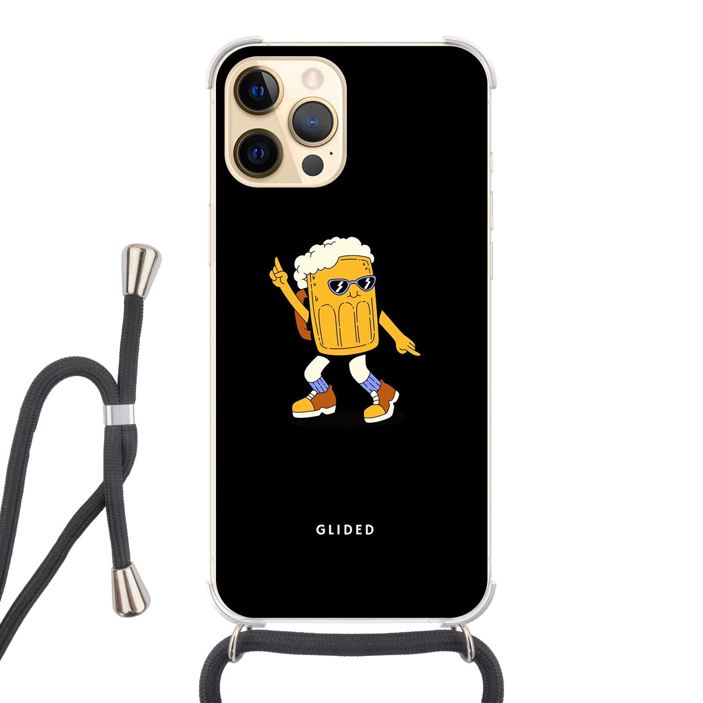 Brew Dance - iPhone 12 Pro Max - Crossbody case mit Band