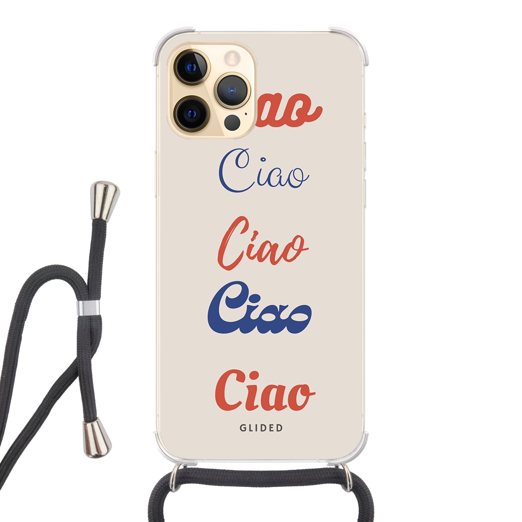 Ciao - iPhone 12 Pro Max - Crossbody case mit Band