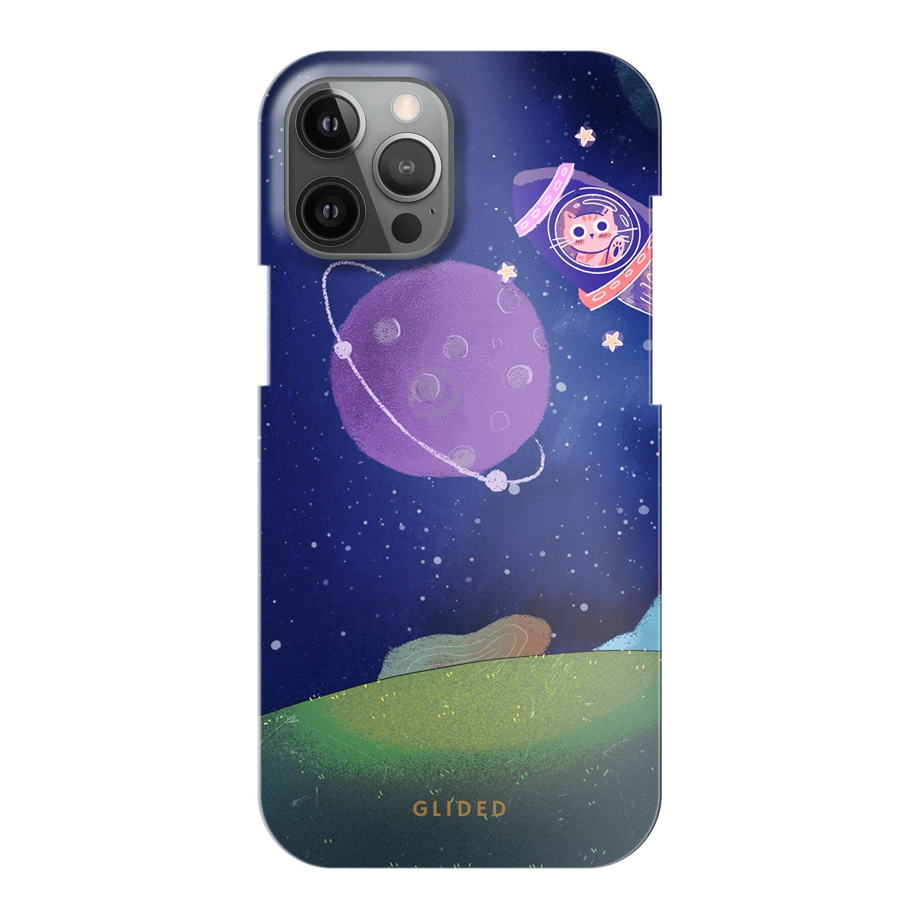 Galaxy Cat - iPhone 12 Pro Max Handyhülle Hard Case