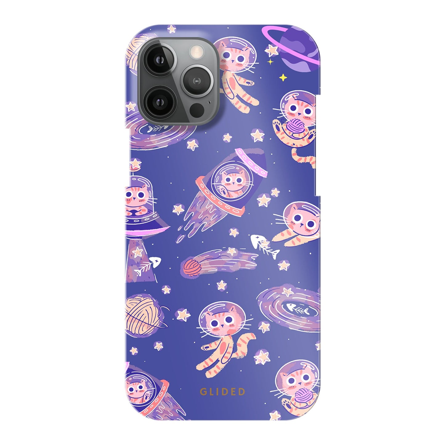 Space Cat - iPhone 12 Pro Max Handyhülle Hard Case