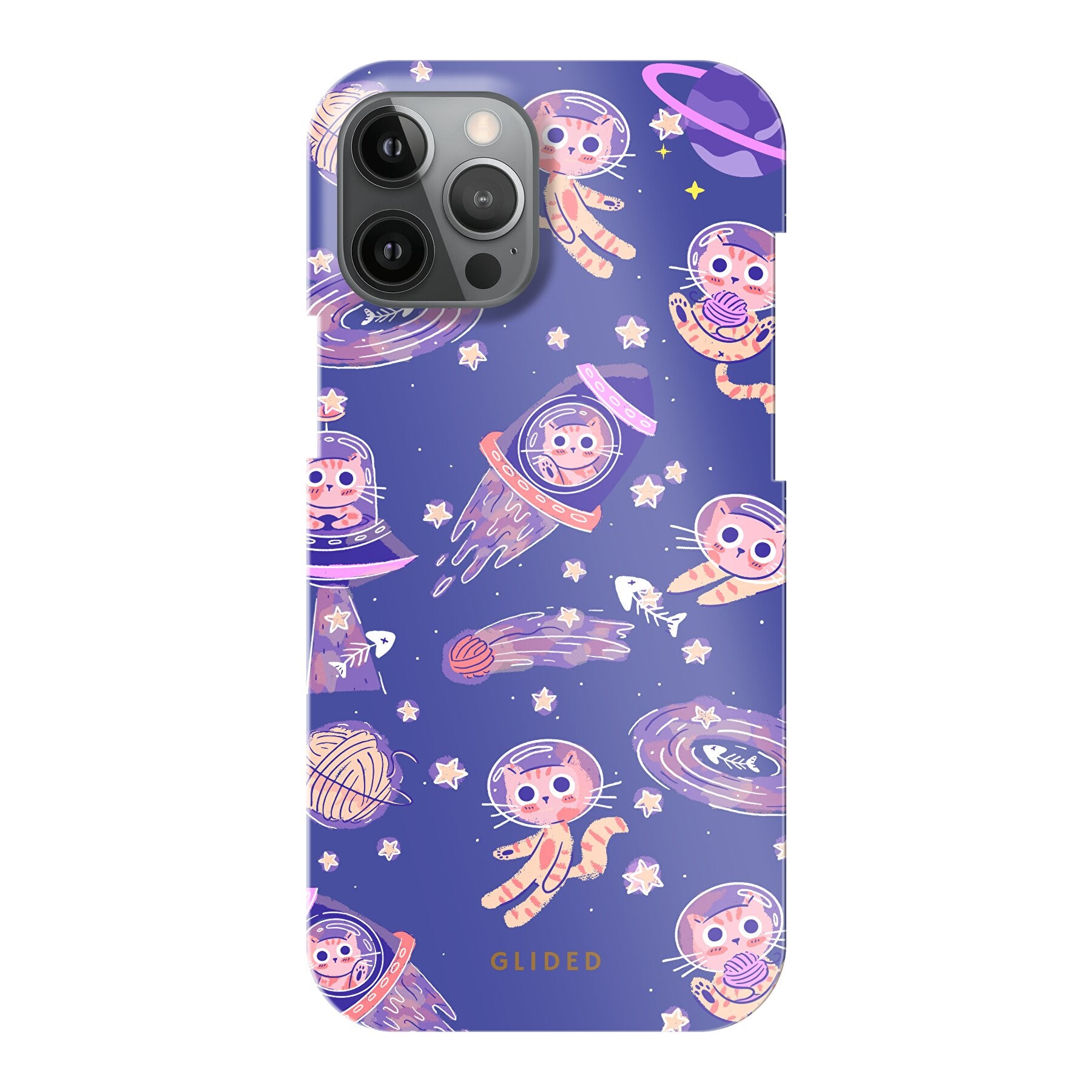 Space Cat - iPhone 12 Pro Max Handyhülle Hard Case