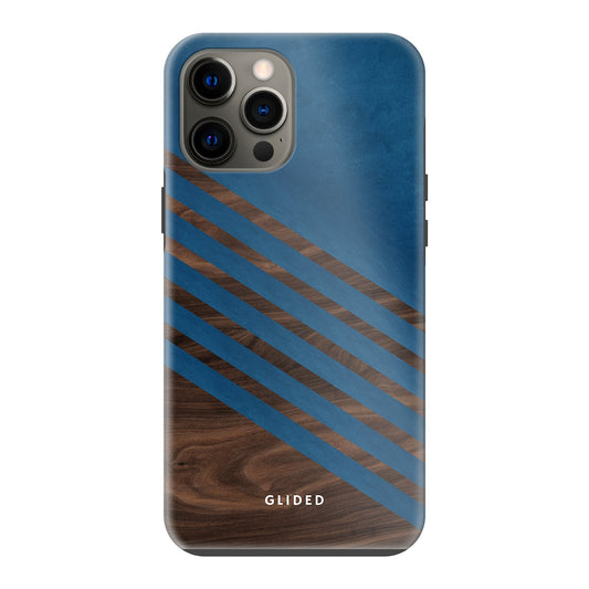 Blue Wood - iPhone 12 Pro Max Handyhülle Tough case