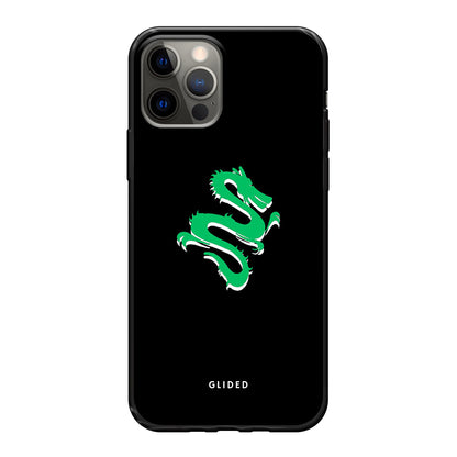 Emerald Dragon - iPhone 12 Pro Handyhülle Soft case