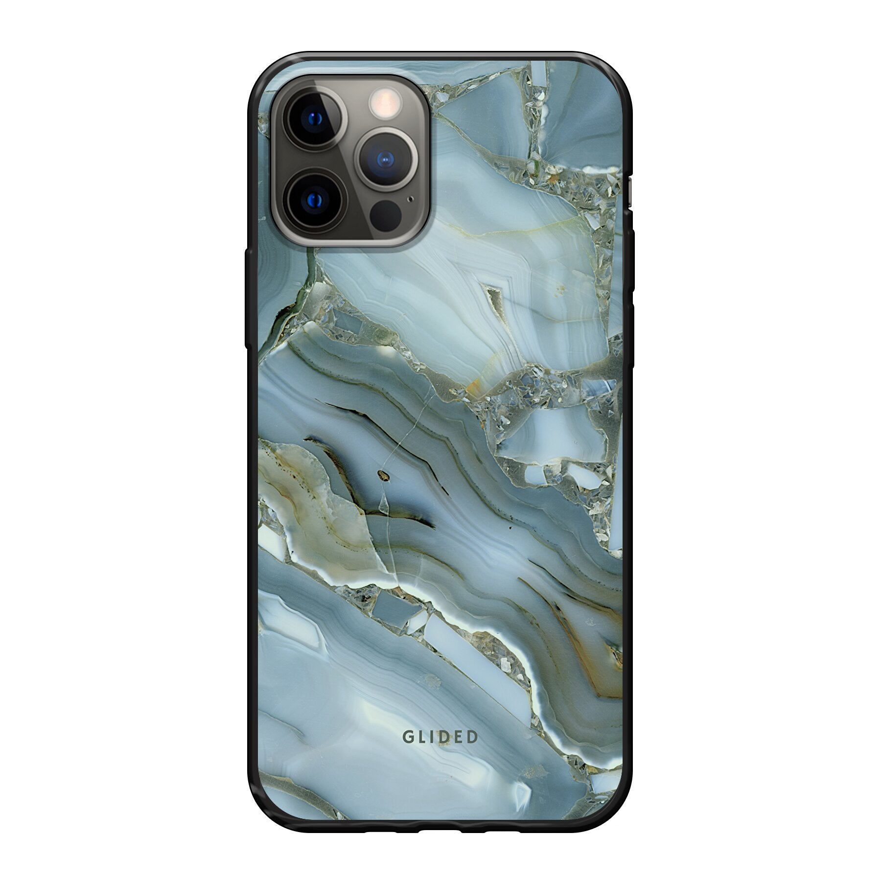 Green Marble - iPhone 12 Pro Handyhülle Soft case