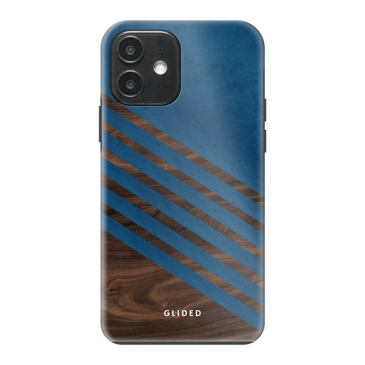 Blue Wood - iPhone 12 Pro Handyhülle Tough case