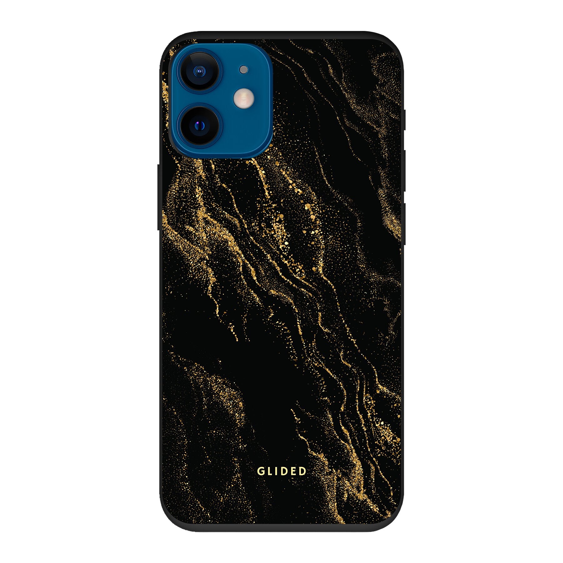 Black Marble - iPhone 12 mini Handyhülle Biologisch Abbaubar