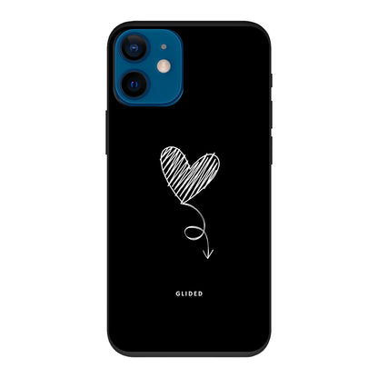 Dark Heart - iPhone 12 mini Handyhülle Biologisch Abbaubar