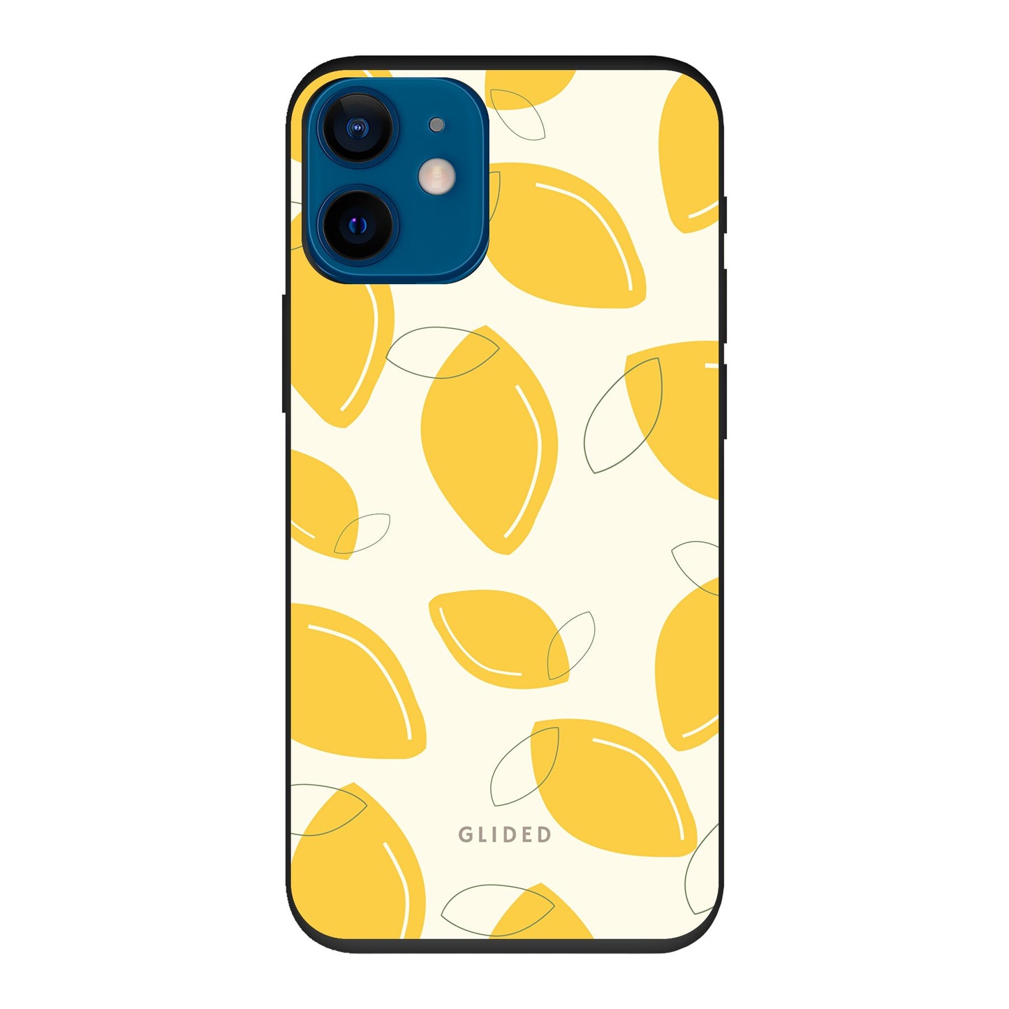 Abstract Lemon - iPhone 12 mini - Biologisch Abbaubar