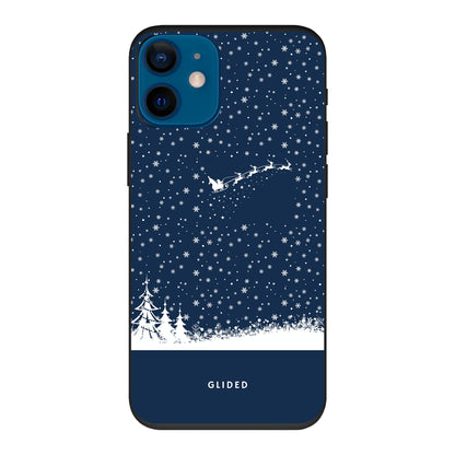 Flying Santa - iPhone 12 mini Handyhülle Biologisch Abbaubar