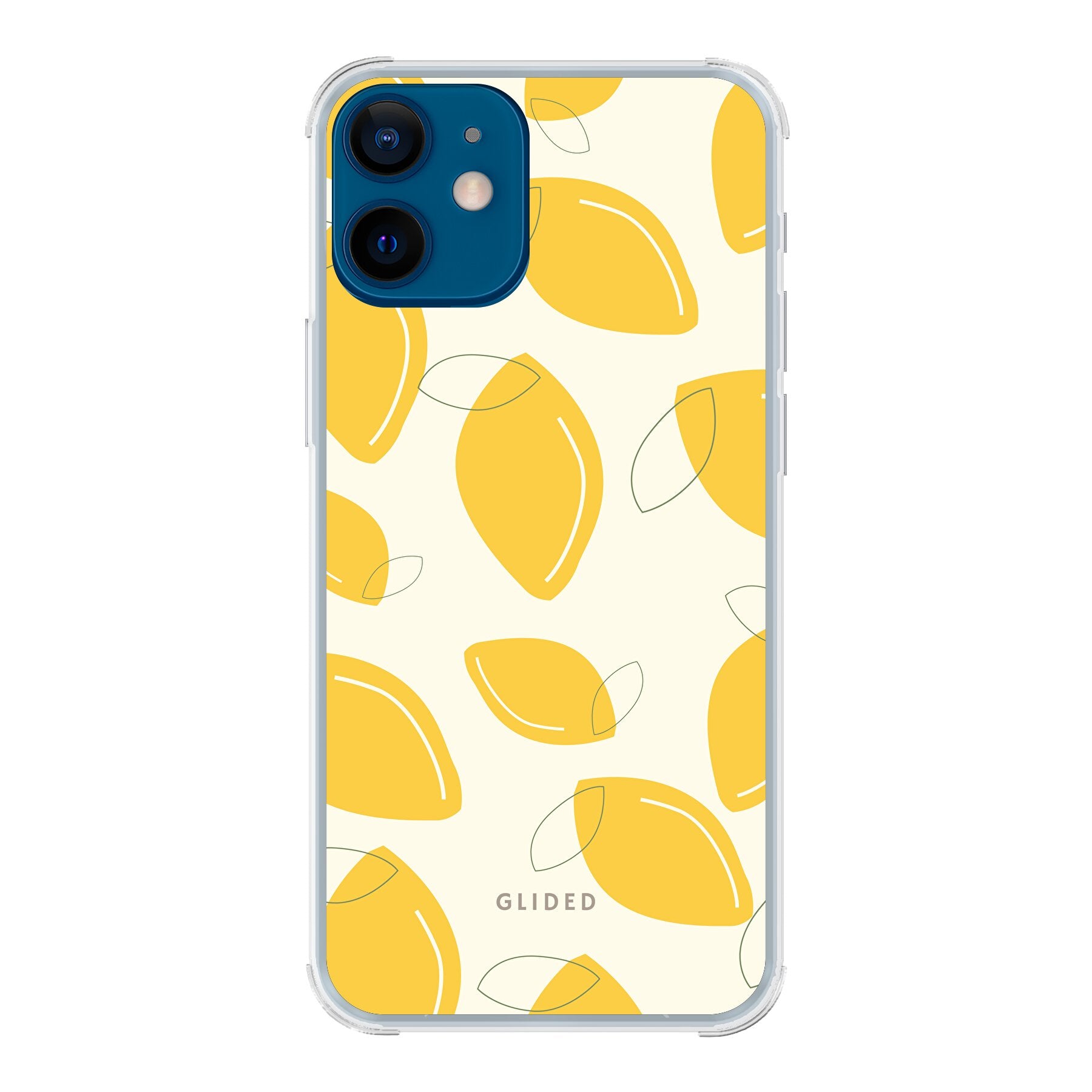 Abstract Lemon - iPhone 12 mini - Bumper case