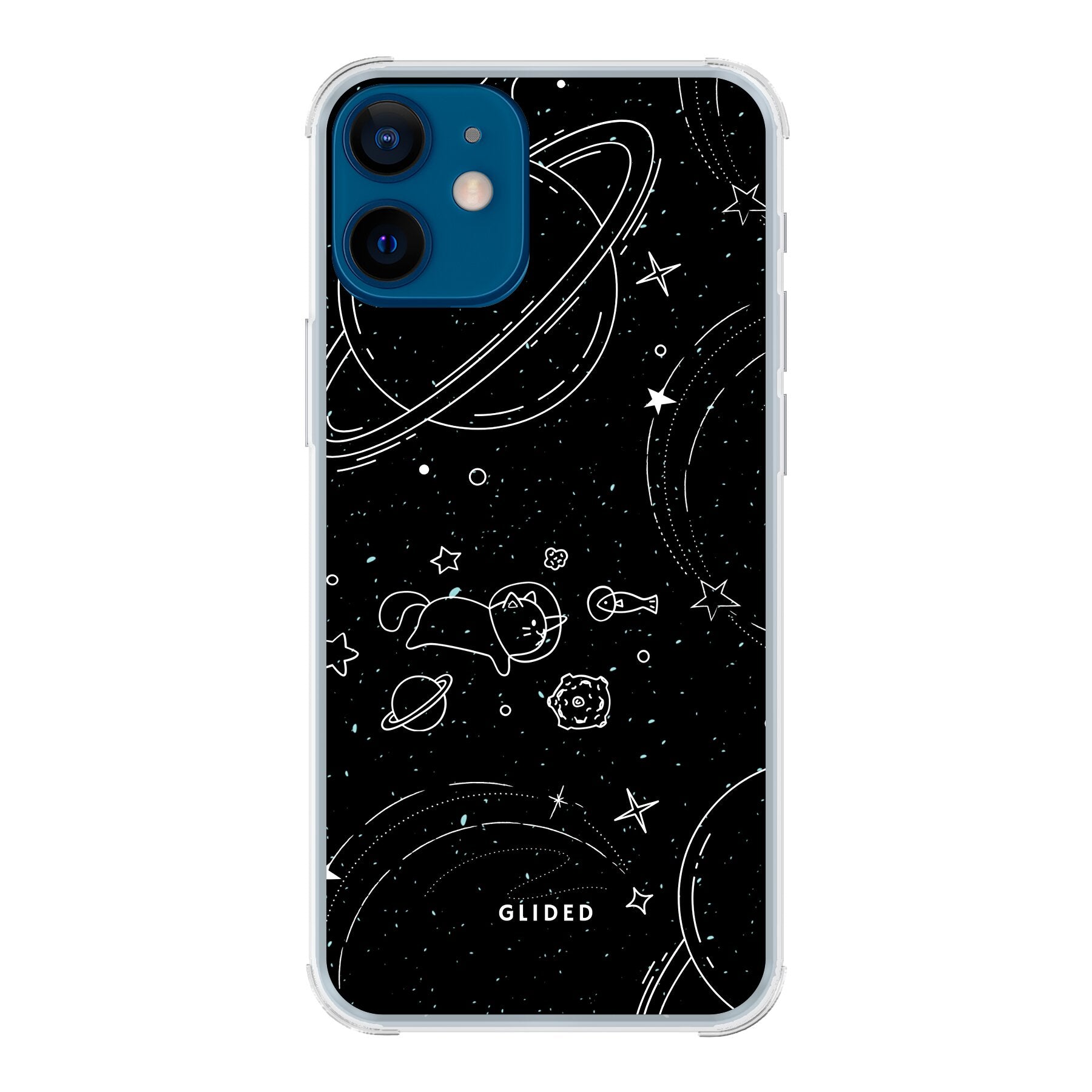 Cosmic Cat - iPhone 12 mini Handyhülle Bumper case