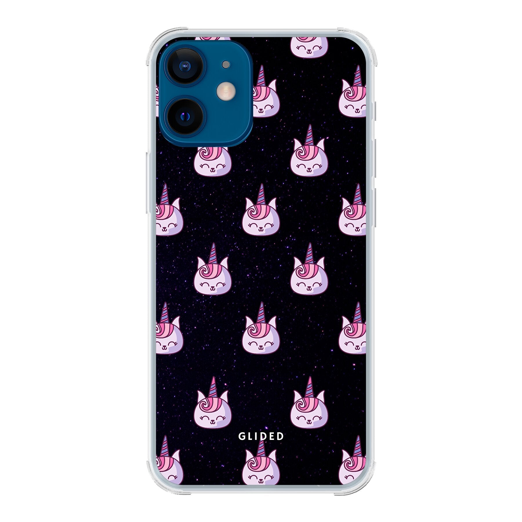 Unicorn Meow - iPhone 12 mini Handyhülle Bumper case