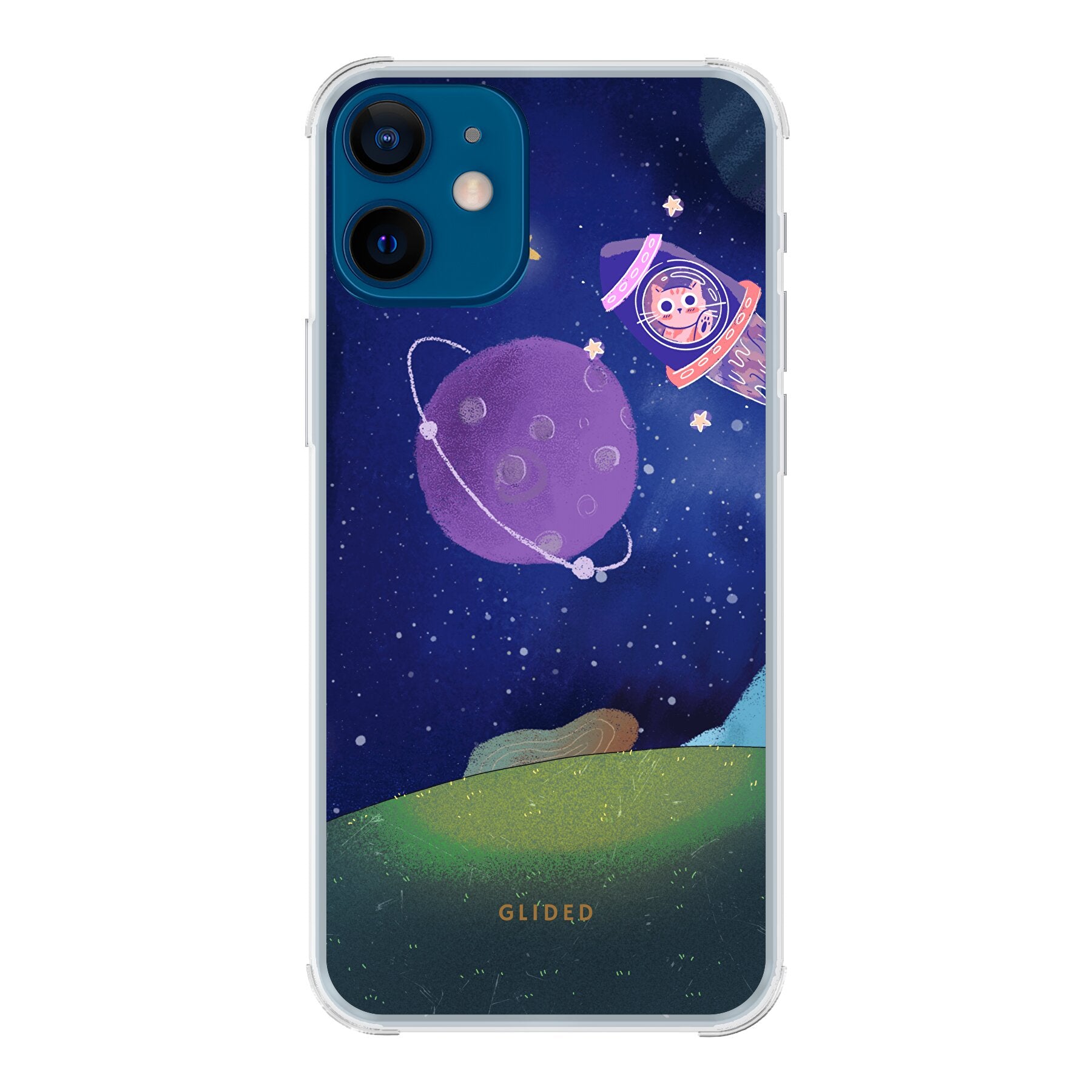 Galaxy Cat - iPhone 12 mini Handyhülle Bumper case