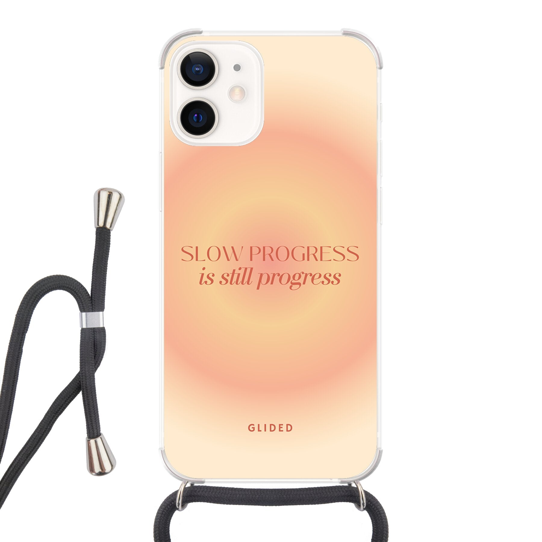 Progress - iPhone 12 mini Handyhülle Crossbody case mit Band