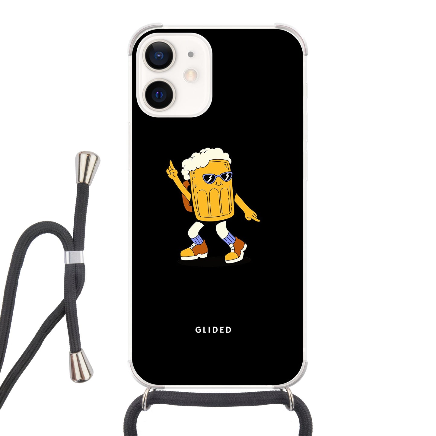 Brew Dance - iPhone 12 mini - Crossbody case mit Band