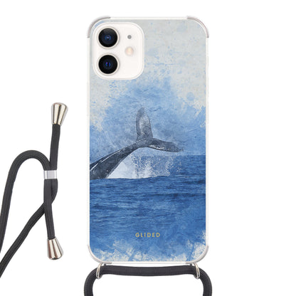 Oceanic - iPhone 12 mini Handyhülle Crossbody case mit Band