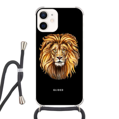 Lion Majesty - iPhone 12 mini - Crossbody case mit Band