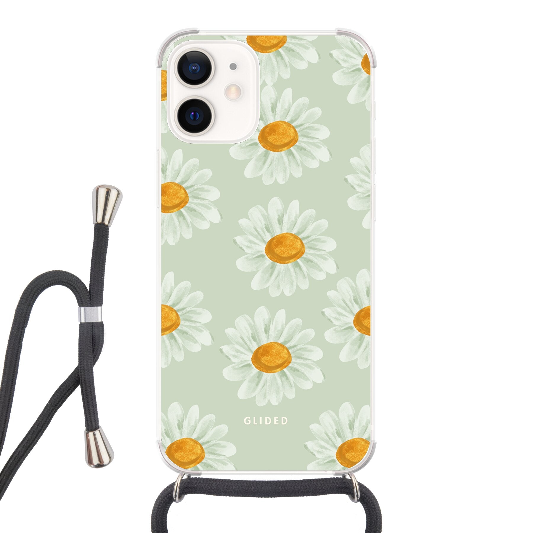 Daisy - iPhone 12 mini Handyhülle Crossbody case mit Band