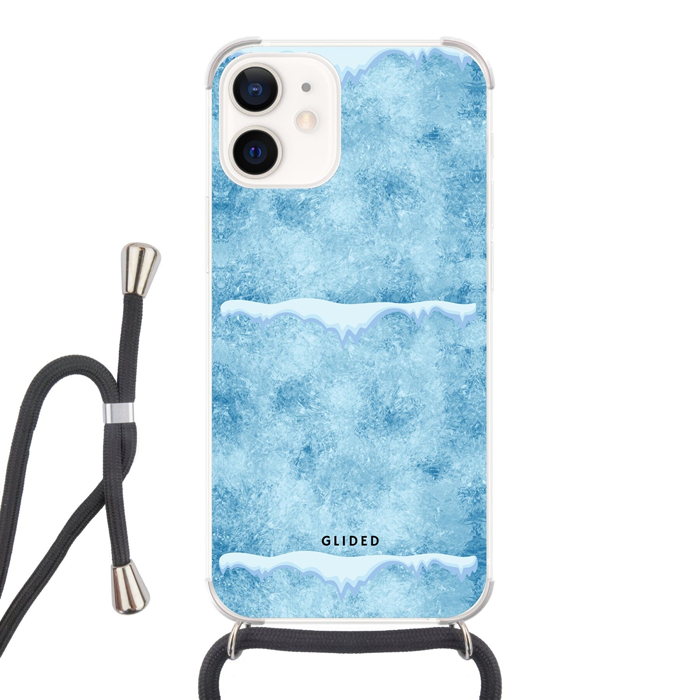 Ice Time - iPhone 12 mini Handyhülle Crossbody case mit Band