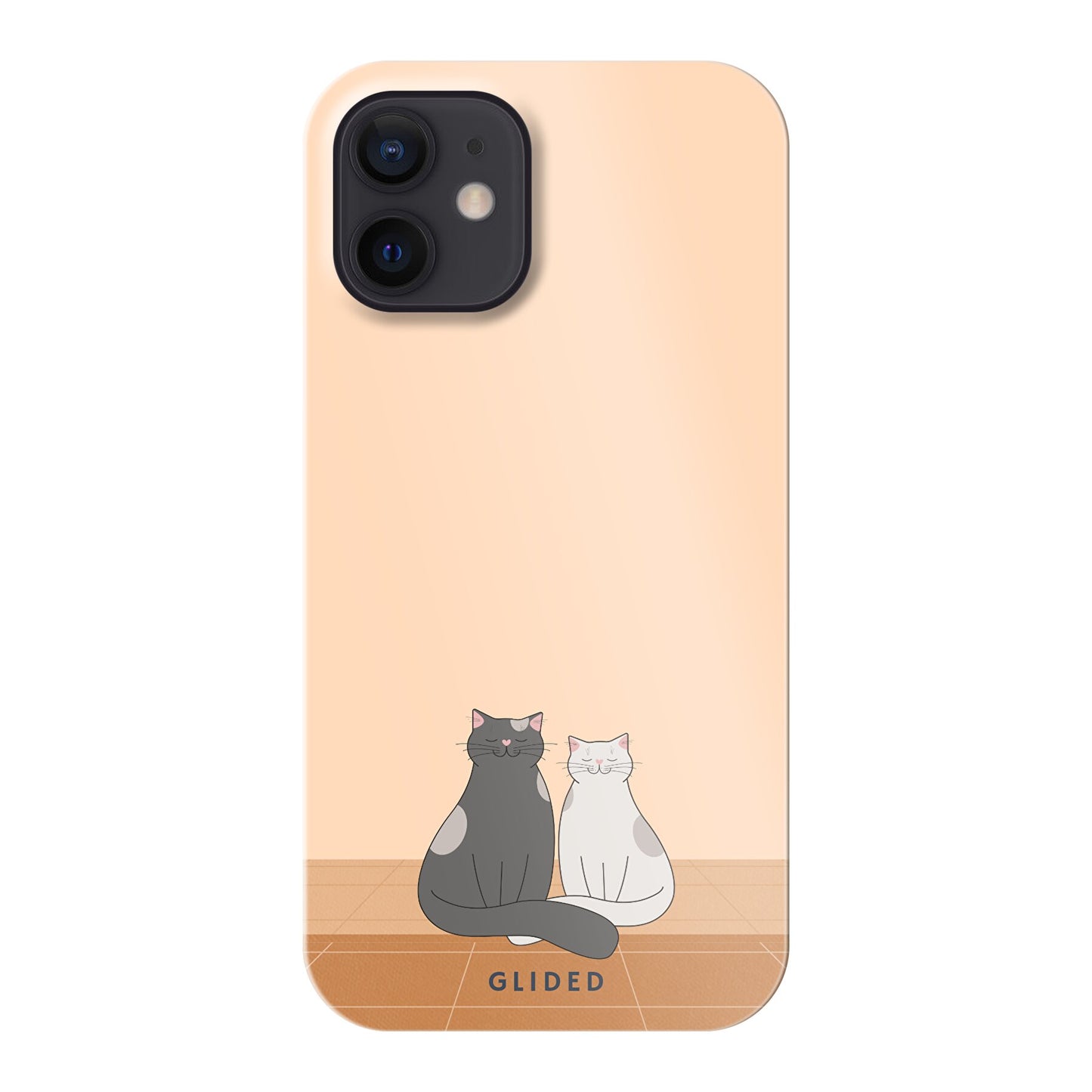 Catty Friends - iPhone 12 mini Handyhülle Hard Case